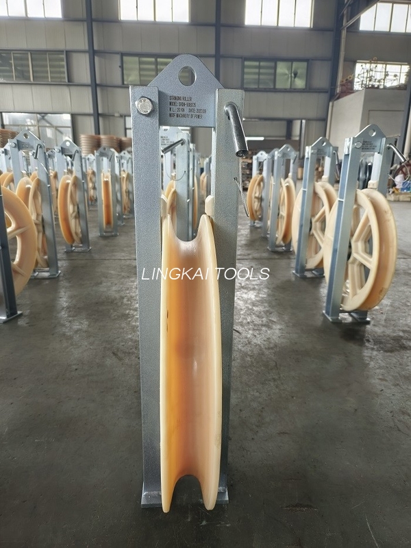 เส้นผ่านศูนย์กลาง 660 มม. แถม Condcutor Pulley Stringing Block พร้อมล้อไนลอนชิ้นส่วนส่งกำลัง