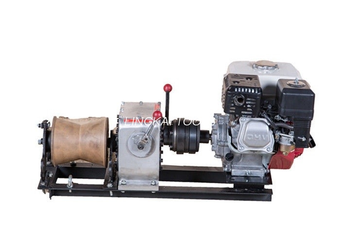 เครื่องมือดึงสายเบนซินขนาดเล็ก 1 ตันเครื่องยนต์เครื่องกว้านพร้อม Honda GX160 5.5hp