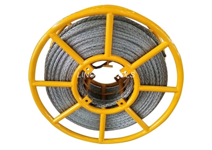 12 Strands Anti Twist ลวดสลิงสังกะสีถักเหนือศีรษะ Polit Rope