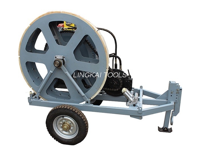 เครื่องดึงสายเบรกชนิดกว้าน Tensioner 7.5KN สำหรับการส่งสัญญาณเหนือศีรษะ