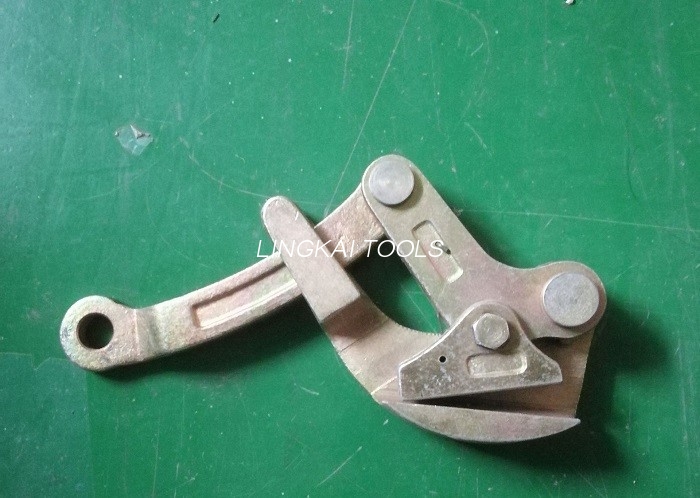 10KN Single Cam Wire Cable Grippers / Earth Wire Gripper Tool สำหรับเหล็กเส้น