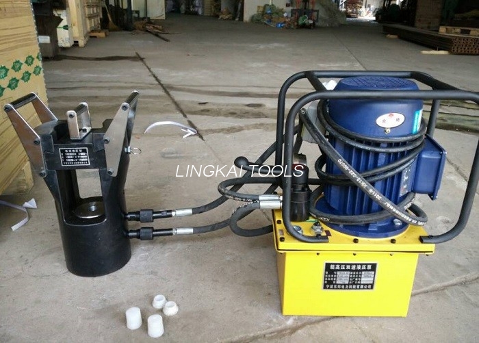 เครื่องมือการจีบไฮดรอลิกมาตรฐาน ISO 800 บาร์ประเภทเครื่องยนต์ไฟฟ้าปั๊มไฮดรอลิก