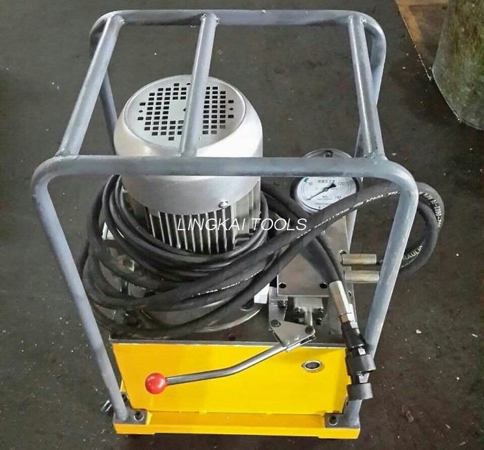 3.0 kw 80mpa hydraulic crimging เครื่องมือสองปั๊มไฟฟ้าไฮดรอลิกไฟฟ้าความเร็วสองเท่า