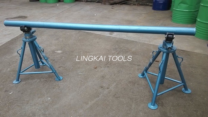 เครื่องมือดึงสายไฟฟ้าเครื่องกลปรับสายเคเบิลดรัม Liting แจ็คยืน / รีลง่าย ๆ จ่ายขาตั้ง