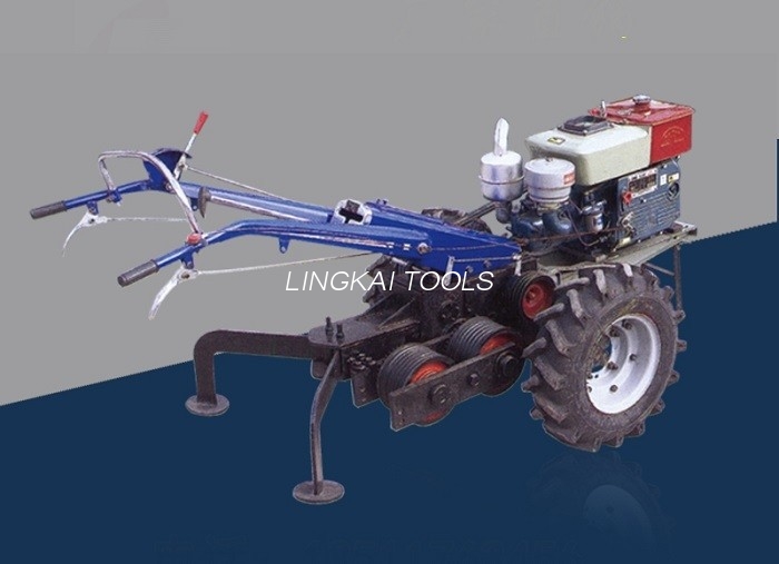 5T Double Drum Hydraulic Puller Tensioner เครื่องกว้านมือรถแทรกเตอร์ 60KN แรงรถแทรกเตอร์