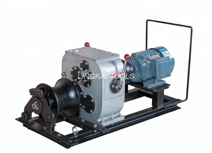 เครื่องรอกสายไฟฟ้า 50KN 380V / เครื่องมือดึงลวดรับประกัน 3 ปี