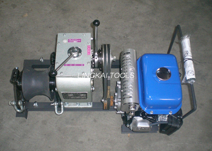 เครื่องดึงกว้านสายเคเบิลแบบดึงขนาด 3 ตันขนาดเล็กพร้อมเครื่องยนต์เบนซินของ Yamaha