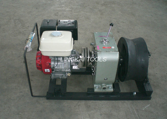 เครื่องกว้านดึงสายไฟ / เครื่องดึงสายไฟขนาด 5 ตันประสิทธิภาพสูงสำหรับโครงสร้างกำลังไฟฟ้า