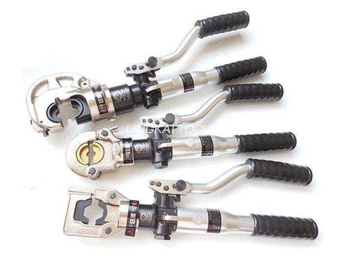 HT-400 เครื่องมือการจีบแบบไฮดรอลิกแบบรวมสำหรับการจีบขั้วต่อดึงสายเคเบิลขนาด 16-400 Mm2