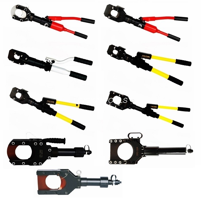 85mm Stroke Hydraulic CRIMPING TOOL เครื่องตัดสายเคเบิลสำหรับตัด Amoured Cu / Al สายสูงสุด 85 มม