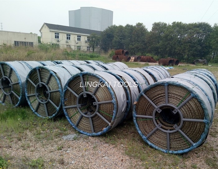 8 เส้นป้องกันการบิดเชือกเหล็กถักสำหรับดึงตัวนำหรือสายไฟเบอร์ออปติก